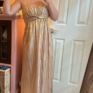 NWT Jessica Simpson Pleated Gown